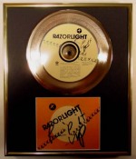 RAZORLIGHT/CD GOLD SINGLE DISPLAY/